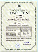 osvedčenie